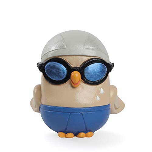 Studio Egan ml18sp/2NU Figura Natación Modelo GOOFI, cerámica, mutlicolore, 8 x 8 x 10 cm