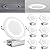 Sunco 6 Pack 6 Inch LED Slim Eclipse Ultra Thin Canless Lights, Ceiling Recessed Lighting with Metal Junction Box, 900 LM, Selectable CCT 2700K/3000K/4000K/5000K/6000K, 14W, Dimmable ETL