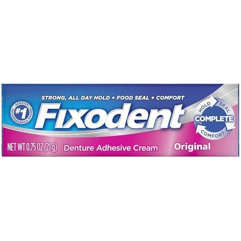 Fixodent Denture Adhesive Cream Original 0.75 oz (Pack of 12) Cover