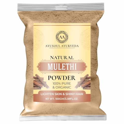 Image of Natural Face Pack Powder for Glowing Skin | Herbal Face Mask Powder for Deep Cleansing, Skin Brightening & Healthy Looking Skin (Mulethi Powder)