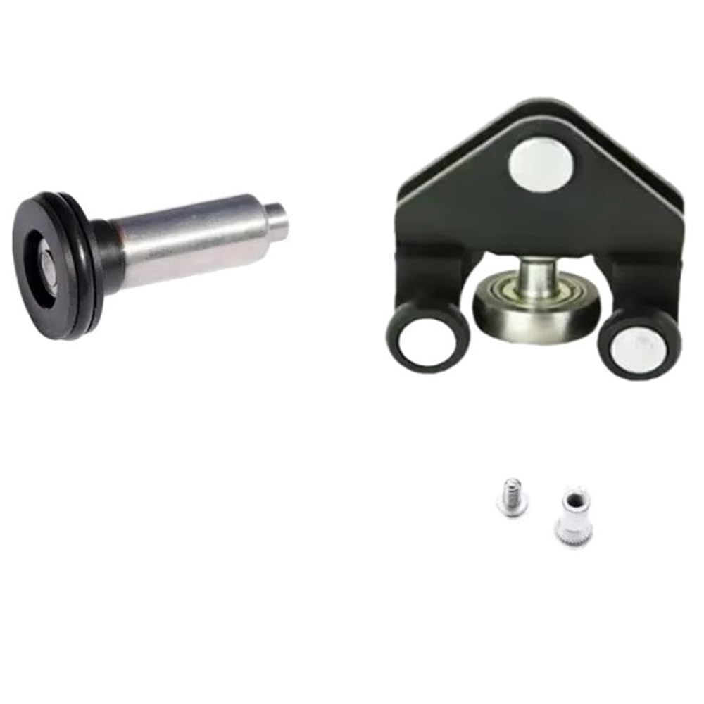 Ningqonggongshi One Color Door Roller Assembly Compatible With Opel For Vivaro 2001-2014 7700312012 7700312372 7700312370 Right Guide Roller Sliding Door(-012 370Head)