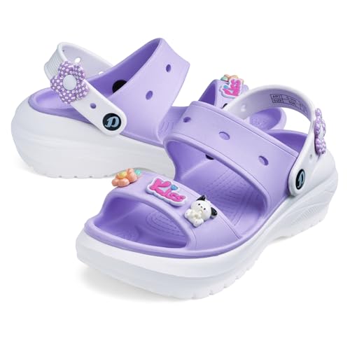 Image of DOCTOR EXTRA SOFT Women's Classic & Premium Casual Clogs /Sandals with Cute Charms for Adult | Comfortable & LightWeight| Stylish & Anti-Skid | Waterproof Everyday Cushion Slippers Girls /Ladies D-554