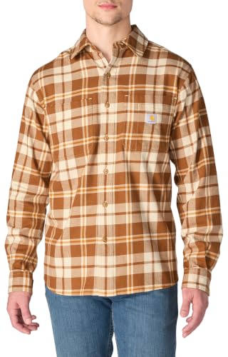 Image of Carhartt Men's Hamilton Relaxed Ls Plaid Shirt