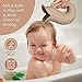 Baby Bath Rinse Cup, Silicone Shampoo Washing Rinse Cup for Kids, Bath Rinse Cup with Handle (Blush)