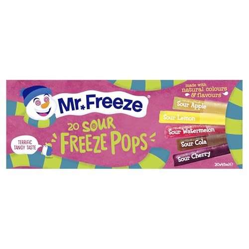 Mr Freeze Sour Freezepops 20 X 45ml