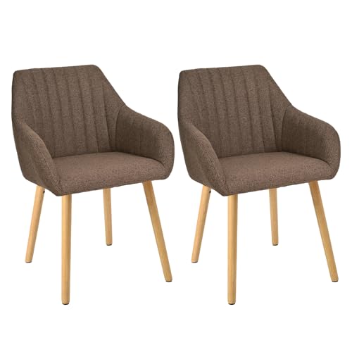 Goeurvant Juego De 2 Sillas De Comedor Con Patas De Madera Beige Con Reposabrazos, Silla De Comedor, Silla De Cocina, Silla Tapizada, Silla Con Reposabrazos, De Poliéster, Silla De Salón, Para Comedor Goeurvant Juego De 2 Sillas De Comedor Con Patas De Madera Beige Con Reposabrazos, Silla De Comedor, Silla De Cocina, Silla Tapizada, Silla Con Reposabrazos, De Poliéster, Silla De Salón, Para Comedor
