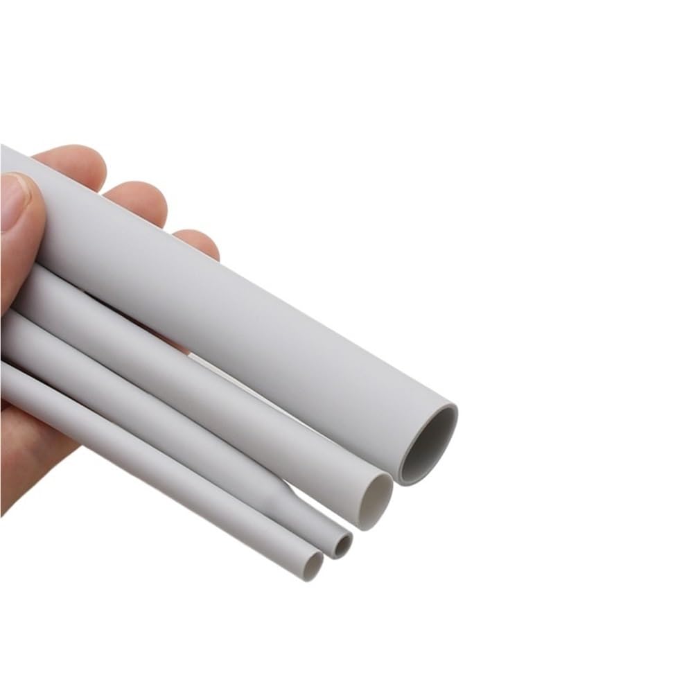 Tubos termorretráctiles, Tubo termorretráctil de Silicona Gris, Varios tamaños, Protector Alambre for Bricolaje, Funda for Cable(12mm*5Meter)