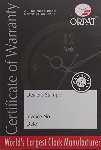 Ajanta Plastic Digital Wall Clock (425 cm x 325 cm x 32 cm, Black)