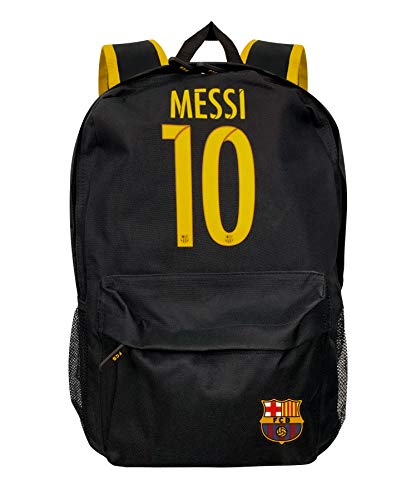 Messi Black Backpack, FC Barcelona Lionel Messi School, Mochilla,Backpack