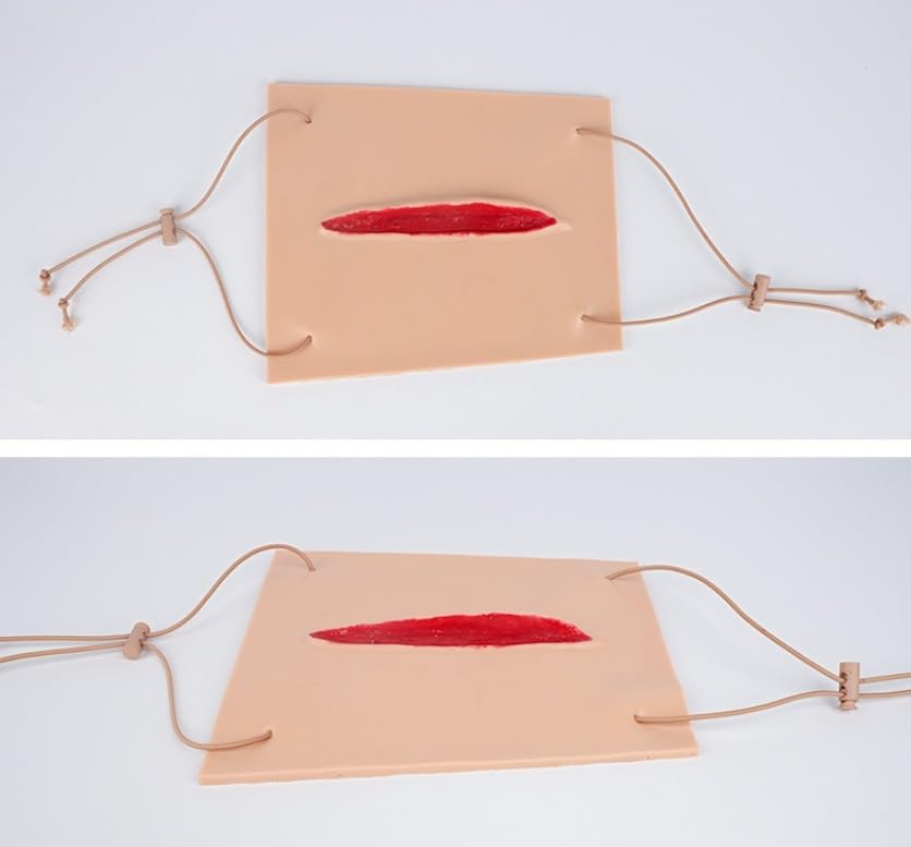 Bleed Control Suturing Exercises, Wound Packing and Tourniquet Trainer Kit, Basic Bleed Training Kit for Medical Classes, Hemostasis First Aid Practice. (B) - Image 3