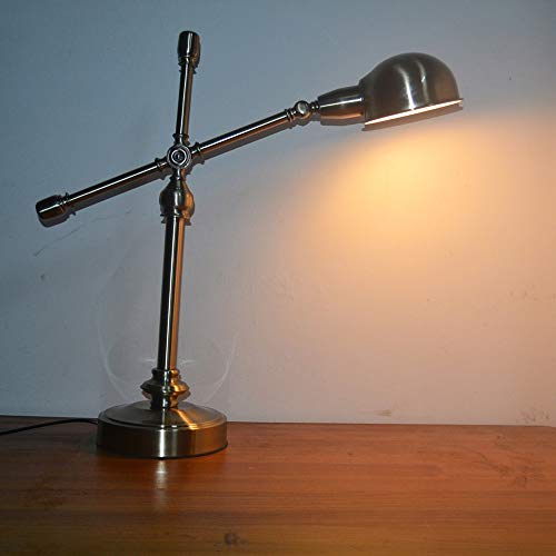 AmzGxp Lampe De Bureau Classique Rétro Oeil Chambre Étude De Chevet Lampe De Bureau Bureau D'étude De Travail Protection Lampe De Bureau Lampe De Bureau De Gradation Créatif 60 * 60 Cm Confortable