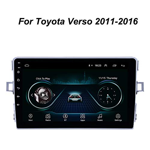 Android Car Navigation Stereo Für Toyota Verso 2011-2016 Mit 9 Zoll Touchscreen Für Multimedia-Autoradio, WiFi/BT-Tethering-Internet,