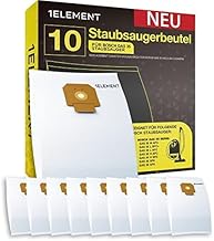 Lot de 10 sacs d'aspirateur en non-tissé pour aspirateur Bosch GAS 35 (35 l) - Pour tous les modèles : [M AFC/L SFC+ / L AFC/H AFC/H SFC/SFK/AFS] - Sac de 35 litres pour aspirateur industriel