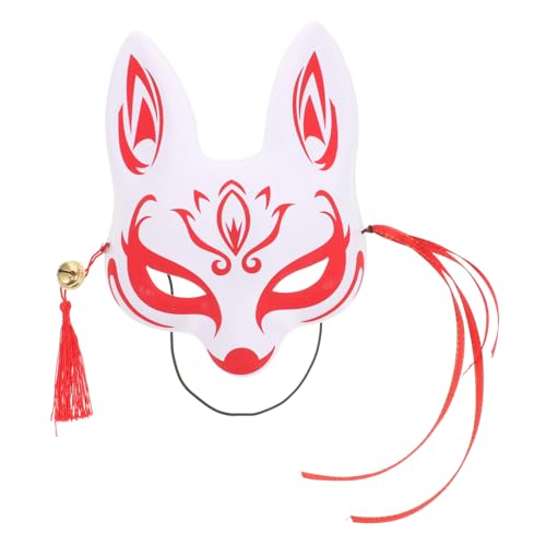 Masque de renard japonais avec design accrocheur léger pour cosplay
