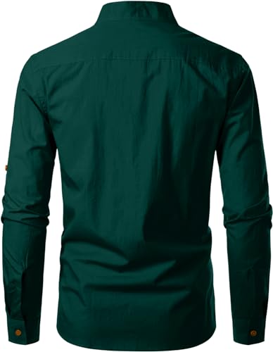 Image of Men's Kurta || Chinese Collar Long Sleeves || Straight Hip Length Kurtas || Short Kurta for Men || for Festival || Function || Occasion Wear Fancy Kurta for || Best Gifts for Mens
