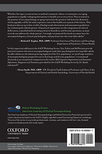 A Practical Guide to Geriatric Neuropsychology