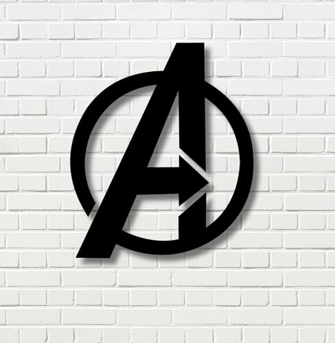 Image of TWIGGY Superhero MDF Wall Decor Art for Home, Office, or Gaming Room, Gift, Anime (pack of 1 | The Avengers)