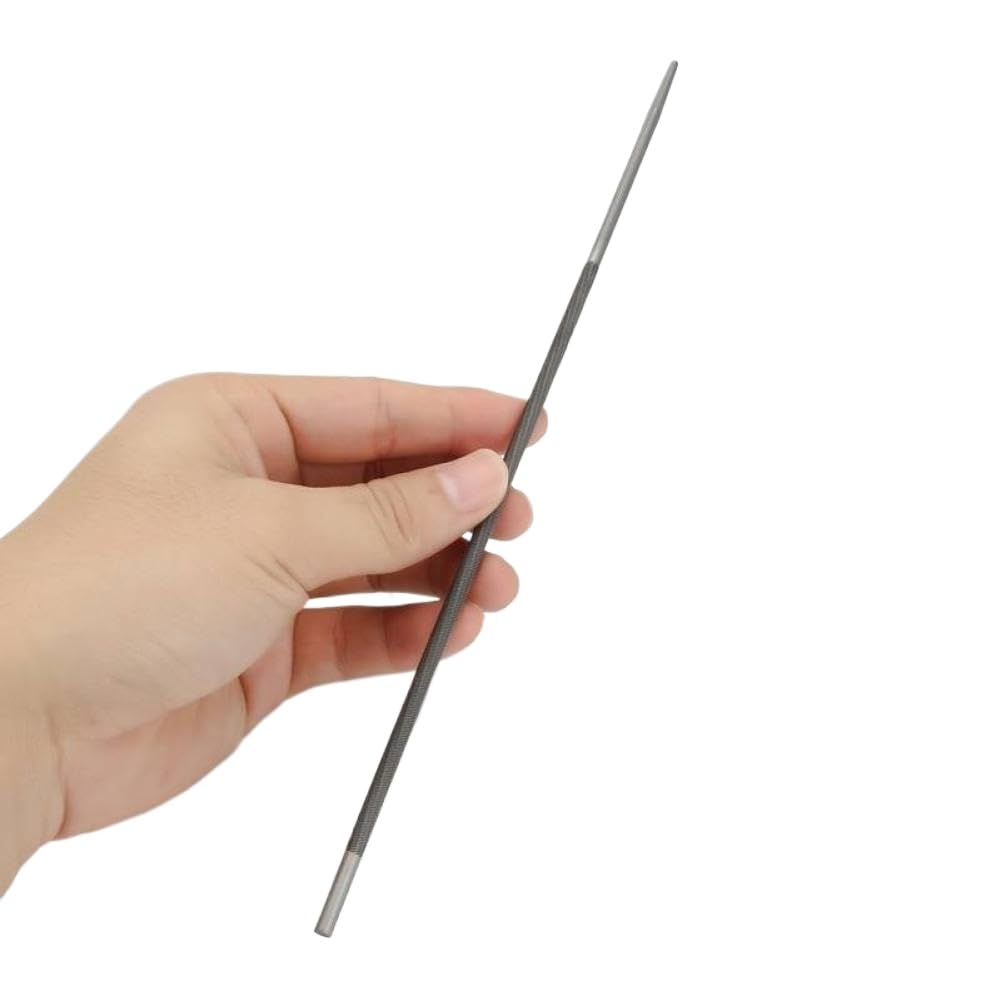Limes rondes 4.0mm, 12 pièces, pour affûteuse de chaîne de tronçonneuse, Compatible avec les outils de menuiserie