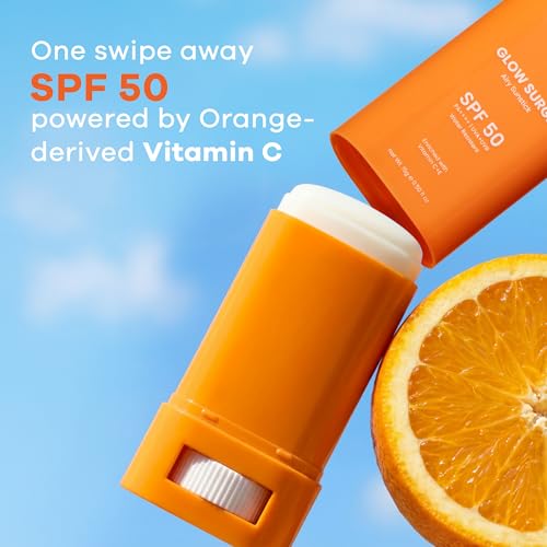 Image of Earth Rhythm Glow Surge Vitamin C & E Sunstick SPF 50 - Brightening, No White Cast, Oxybenzone-Free, Vegan
