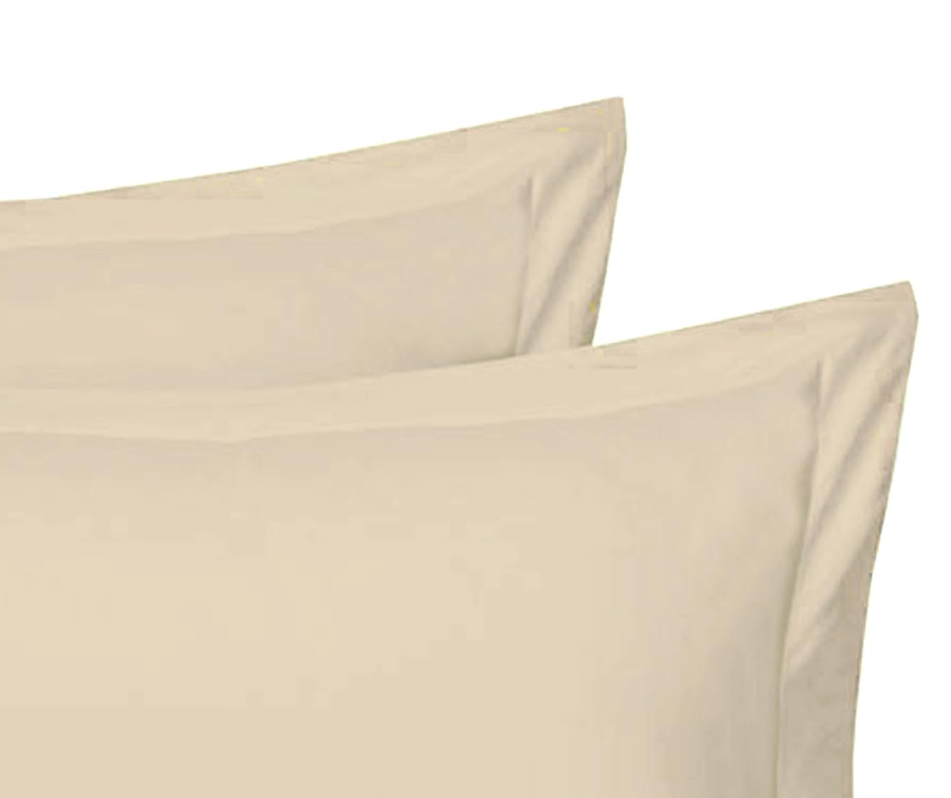 King Size Pillow Covers - Cream Beige Set of 4 -3