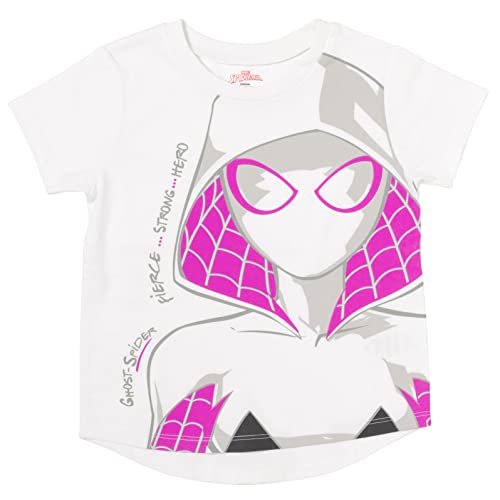 Marvel Spider-Verse Spider-Gwen Ghost Spider Girls 3 Pack T-Shirts Little Kid to Big Kid2