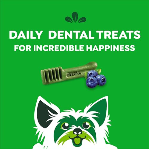Greenies Teenie Dental Dog Treats, Blueberry Flavor, 12 oz. Pack (43 Treats)