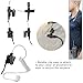 MaximalPower Clear Coil Tube Earbud Headset PTT Mic w/Kevlar HYTERA 2-Pin Plug with Screw