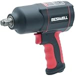BESWELL 1/2-Inch Air Impact Wrench,1600 N.M Max Torque Pneumatic Tool for Automotive Repair, Heavy Duty Tire Change and Garage Maintenance - BW-112BN
