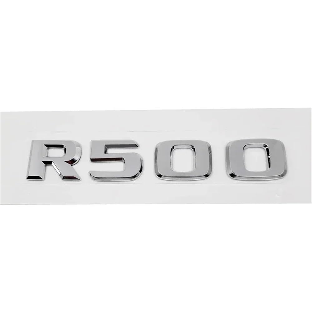 YTQMoreBNZ YYDStes ABS Car Rear Sticker Alphabet Trunk Badge Decal Exterior Compatible With Mercedes Benz R63 R300 R320 R350 R500