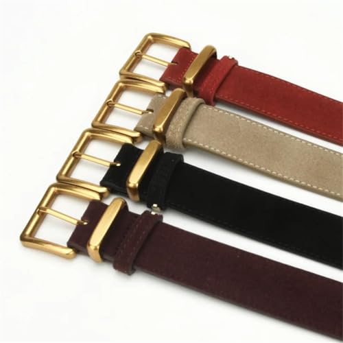 Pin Buckle Belt For Women Simple And All-Match Dress And Jeans Decorative Frosted Belt Leather3