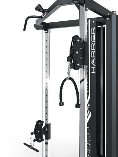 Harrier | Kabelzugstation | 1:2 & 1:1 Übersetzung | 2X 90kg Gewichtsblock | Edelstahl-Komponenten | Functional Trainer | Dualer Kabelzug – Bild 5