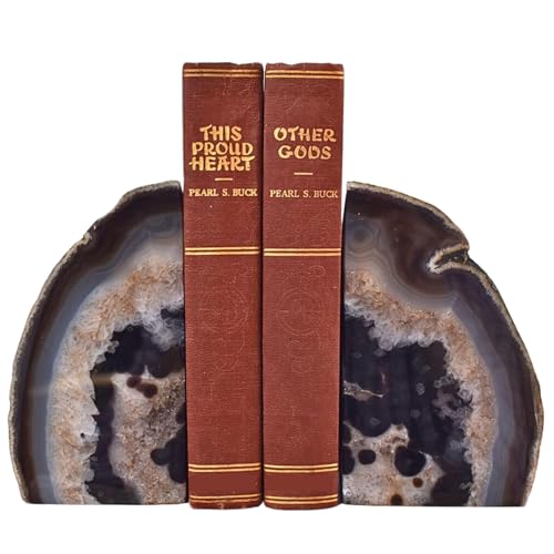 Nature's Decorations Agate Bookends - A...