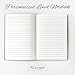 Personalized Journal Notebook for Women | Birth Flower & Name or Text - Pink | Custom Journal for Women, Birthday Gifts for Women, Mom, Dairy for Girls, Engraved Notebook to Write in for Women