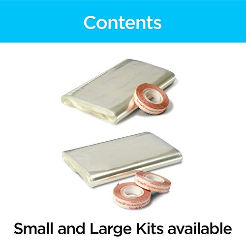 image for 3M Indoor Window Insulation, Insulator Kit for 3 Windows 3ft x 5ft, Ke