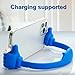 HONSKY 3361942 Cute Thumbs Up Adjustable Tpu Flexible Mobile Cell Phone Tablet Computer Display Stand Holder for Bed Desk - Blue and Black