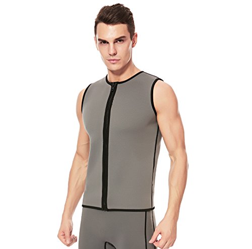 Flexel Diving Vest Mens Wetsuit Top Premium Neoprene for Swimming Snorkeling Scuba Diving