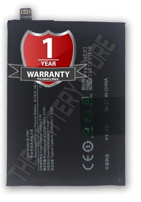 Image of THE BATTERY STORE Original BLP861 Battery for OnePlus Nord 2 5G Battery with 1 Year Warranty*** (for OnePlus Nord 2 5G)