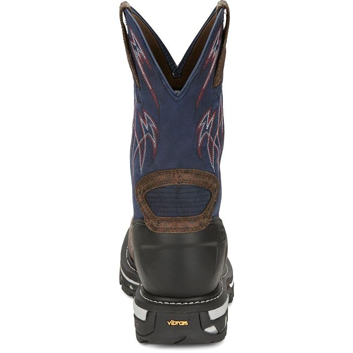 Justin Boots Men's CR2153 Frontline Hiviz 11” Waterproof Work Boot4