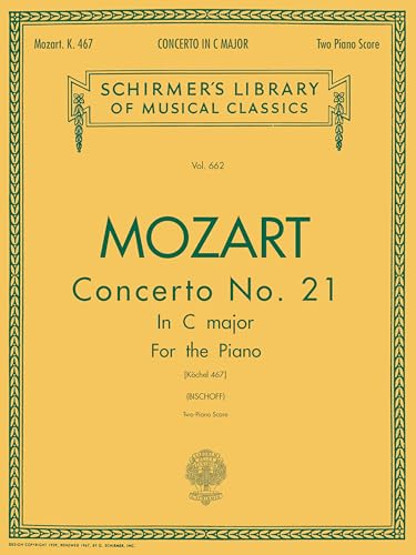 Mozart Concerto No 21 in C Major K 467 Volume 662 | Piano Duet Sheet Music for Two Pianos Four Hands...
