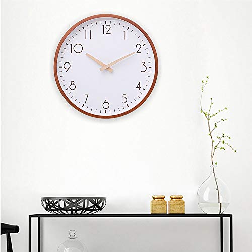 Horloge murale ronde 35 cm en quartz de haute précision mécanique fluide