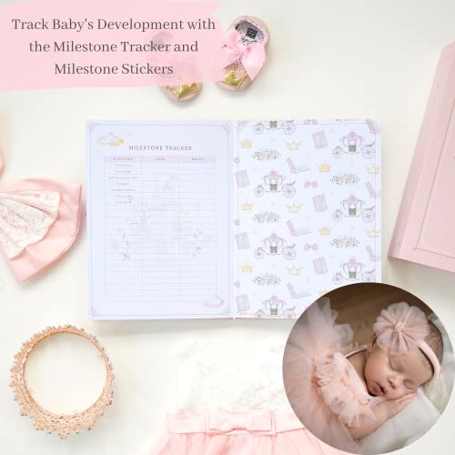 Rayne Baby RAYNEBABYPINK Princess Baby Memory Book Kit. Baby Journal Scrapbook thumb #5
