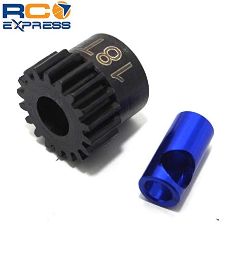 Hot Racing NSG18M06 18t Steel Mod 0.6 Pinion Gear 5mm