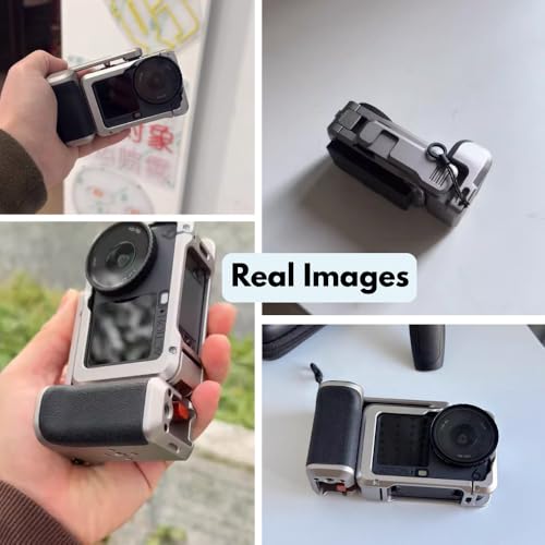 Image of Yantralay Expansion Mount Grip Kit for D JI OS MO Action 6 | Cage with Handle Shutter Button, Cold Shoe & 1 /4 Thread for Stable Video Shooting | OS MO Action 6 Accessories