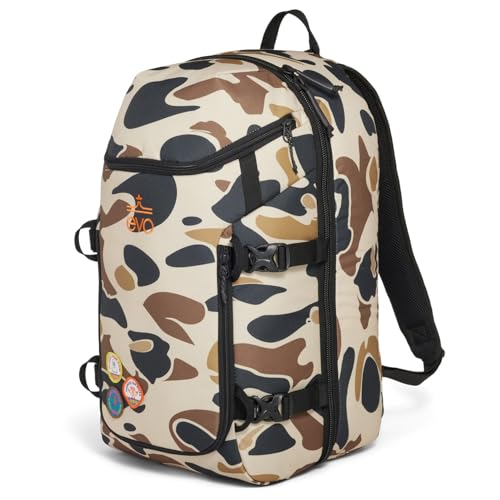 evo 40L Kids Boot Pack Backpack Ski & Snowboard Gear Bag with Helmet Storage & Padded Straps