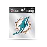 Rico Industries NFL Miami Dolphins 4'x4' Small Style Decal