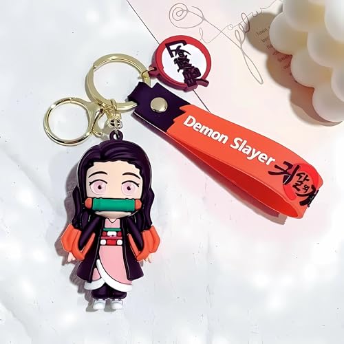 Image of Cute 3D Keychain | Keyring & Quirky Bag Charm | Hard Silicone, Unbreakable | Travel Essential | Kids Friendly | Strap & Bag Hook