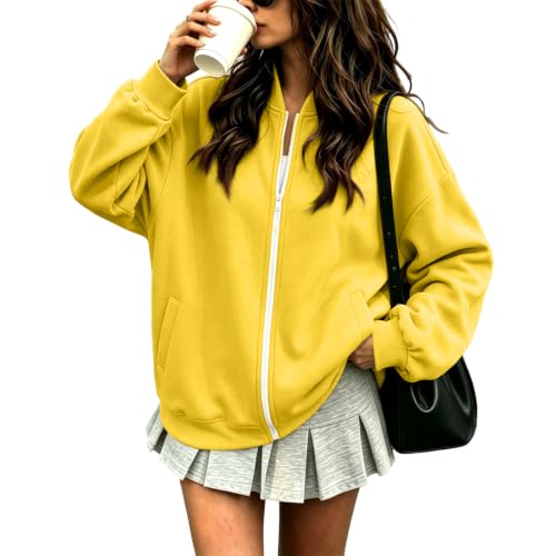 Fleece Jacket Women Full Zip Work Office Casual Sweatshirts No Hood - image 1