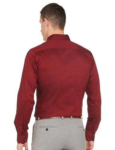 Image of Raymond Men's Solid Slim Fit Shirt