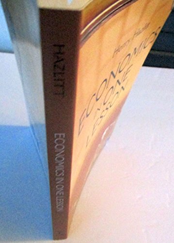 Economics in One Lesson 0983541469 Book Cover