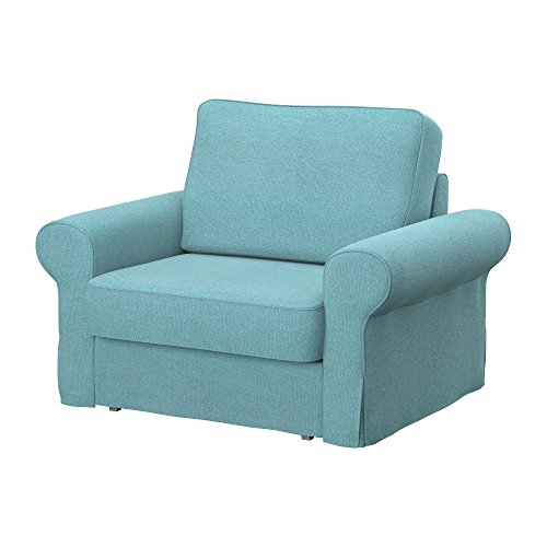 Soferia - IKEA BACKABRO Funda para sillón, Glam Sky Blue